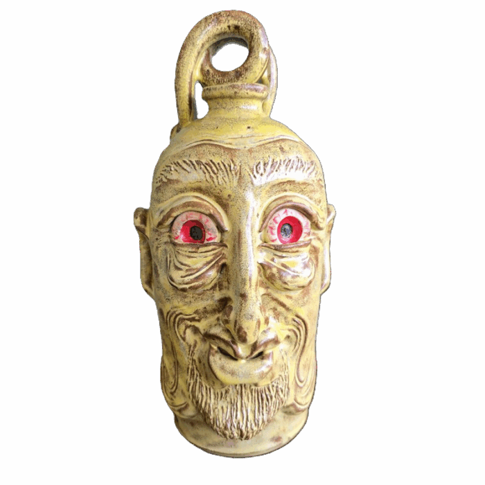 Yellow Face Jug by Savannah Craven
