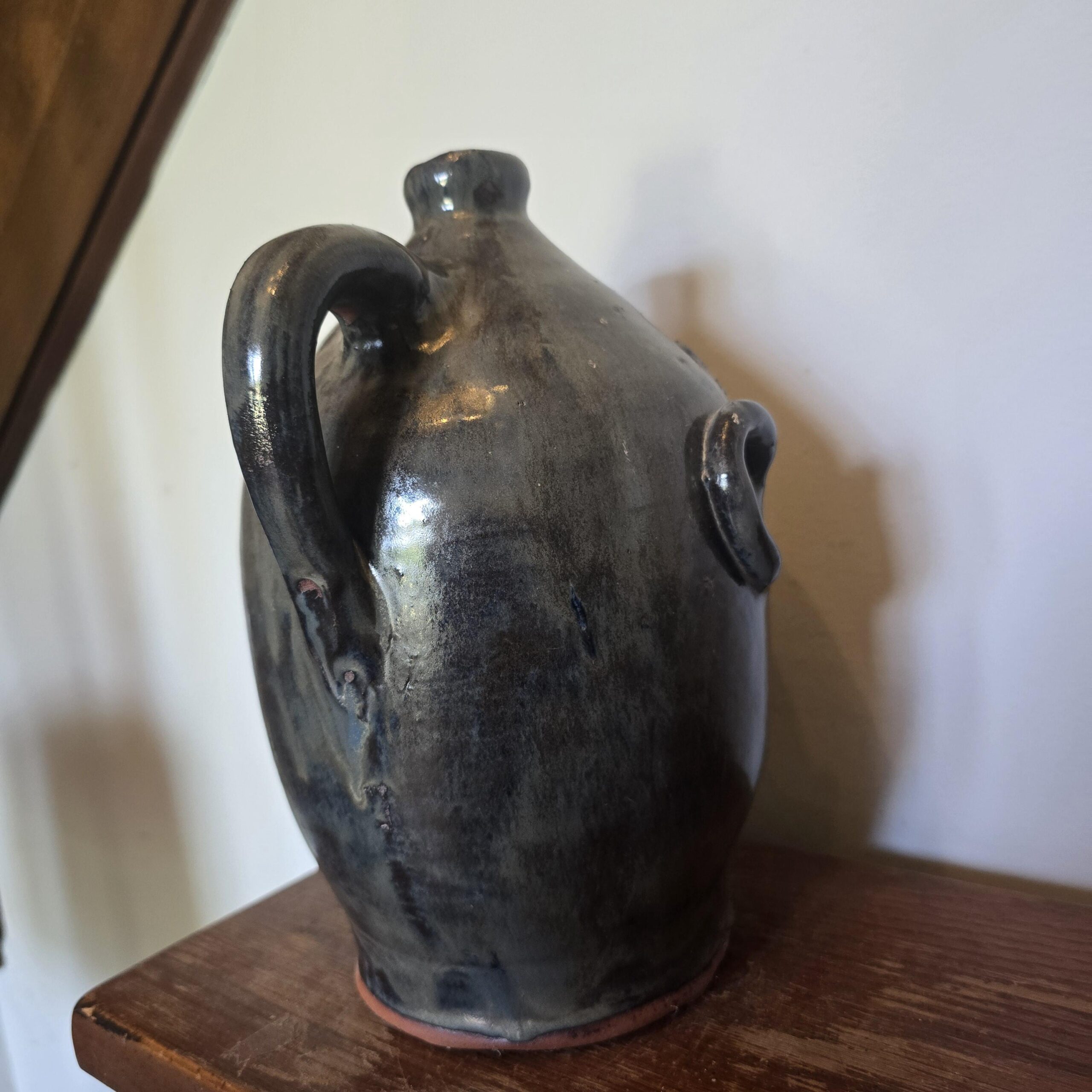 Folk Pottery Face Jug by Billy Joe Craven | 10.5" x 7" - Image 6